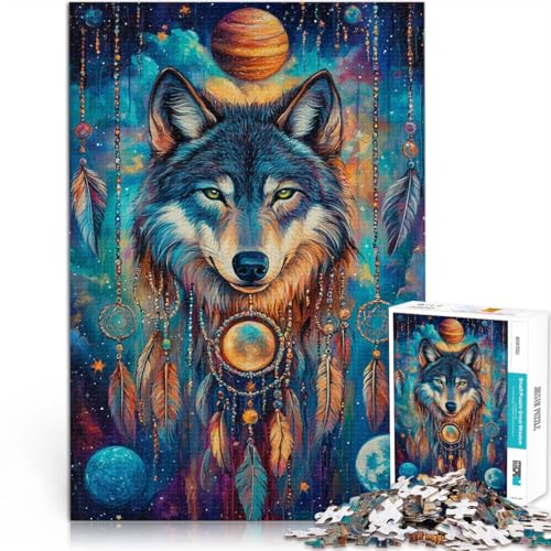 Spielspielzeug Gemalter Kunstwolf Puzzle 1000 Teile für Erwachsene 70x100cm Heimdekoration Spielzeug ab 14 Jahren Spielspielzeug Gemalter Kunstwolf Puzzle 1000 Teile für Erwachsene 70x100cm Heimdekoration Spielzeug ab 14 Jahren von LGNBTGM