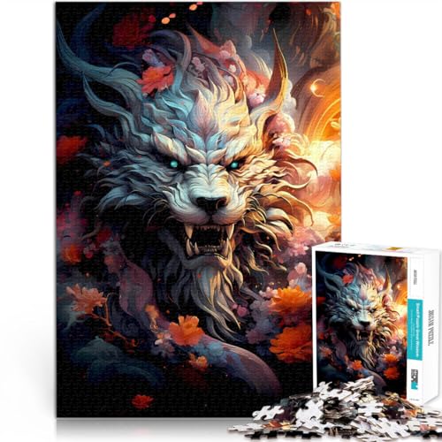 Spielspielzeug Kunstdrache 1000-teiliges Teenager-Puzzle 70x100cm Einzigartige Wohndekoration und Geschenke für ab 14 Jahren von LGNBTGM