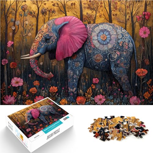 Spielzeug-Intellektuelles Spiel Abstraktes Gemälde Elefant Puzzle 1000 Teile für Teenager 26x38cm Lustiges Geschenk Spielzeug-Intellektuelles Spiel Abstraktes Gemälde Elefant Puzzle 1000 Teile für Teenager 26x38cm Lustiges Geschenk von LGNBTGM