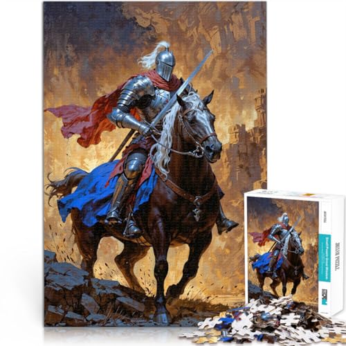 Spielzeug-Intellektuelles Spiel Angriff des königlichen Ritters 1000-teiliges Puzzle für Teenager 70x100cm Heimdekoration von LGNBTGM