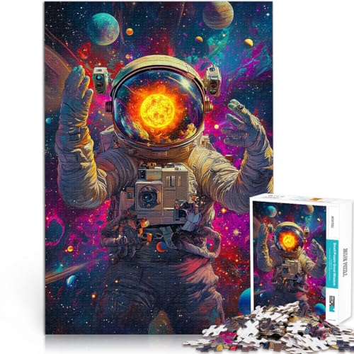 Spielzeug-Intellektuelles Spiel Astronauten sehen die Sonne Teenager-Puzzles 1000 Teile 70x100cm Kunstwerk Geschenk ab 14 Jahren von LGNBTGM
