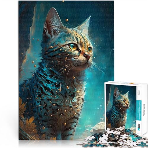 Spielzeug-Intellektuelles Spiel Bengalkatze Bezaubernd Puzzle für Teenager 2000 Teile 70x100cm für Heimdekoration Geeignet ab 14 Jahren von LGNBTGM