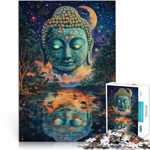 Spielzeug-Intellektuelles Spiel Bunte Buddha-Statue 1000-teilige Puzzles für Teenager 50x75cm Geburtstagsgeschenk ab 14 Jahren Spielzeug-Intellektuelles Spiel Bunte Buddha-Statue 1000-teilige Puzzles für Teenager 50x75cm Geburtstagsgeschenk ab 14 Jahren von LGNBTGM