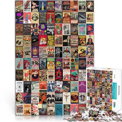 Spielzeug-Intellektuelles Spiel Collage im Retro-Stil 1000-Teile-Puzzle für Teenager 50x75cm Geschenk zum Geburtstag ab 14 Jahren Spielzeug-Intellektuelles Spiel Collage im Retro-Stil 1000-Teile-Puzzle für Teenager 50x75cm Geschenk zum Geburtstag ab 14 Jahren von LGNBTGM