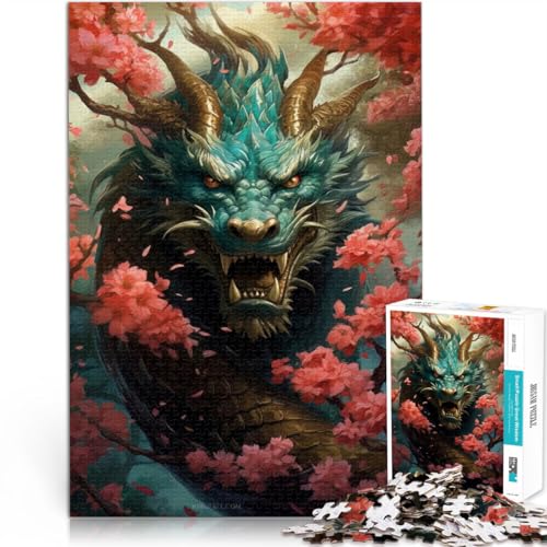 Spielzeug-Intellektuelles Spiel Drache im Rosse-Garten Puzzle für Erwachsene 2000 Teile 70x100cm Kunstwerk Geschenk von LGNBTGM