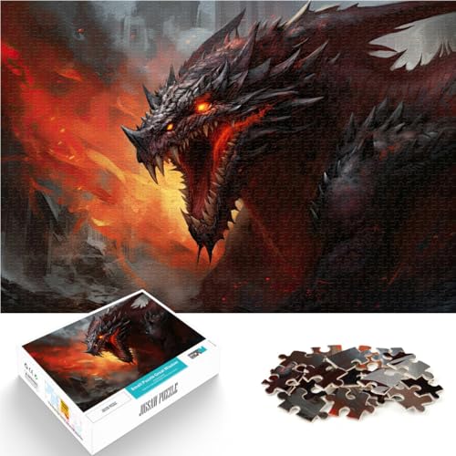 Spielzeug-Intellektuelles Spiel Drachenkunst Puzzle für Jugendliche 2000 Teile 70x100cm Geschenke für Freunde und Familie für ab 14 Jahren von LGNBTGM
