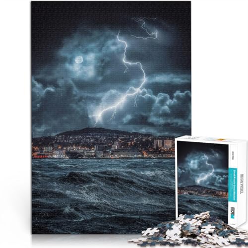 Spielzeug-Intellektuelles Spiel Dundee-Sturm auf dem Tay Teenager 1000-teiliges Puzzle 70x100cm Wichtelgeschenke ab 14 Jahren von LGNBTGM