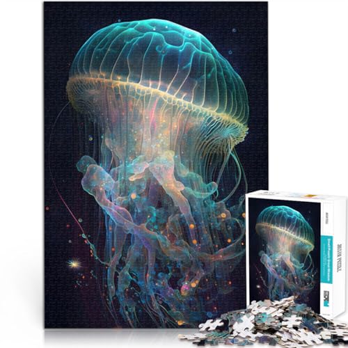 Spielzeug-Intellektuelles Spiel Galaxie-Quallen Puzzle 1000 Teile für Erwachsene 50x75cm Tolles Geschenk für Spiele für 14+ von LGNBTGM