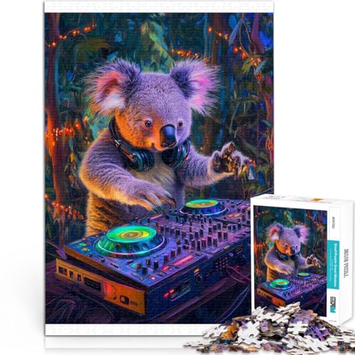 Spielzeug-Intellektuelles Spiel Koala DJ 1000-teilige Puzzles für Erwachsene 70x100cm Einzigartige Geburtstags- und Geschenkideen ab 14 Jahren von LGNBTGM
