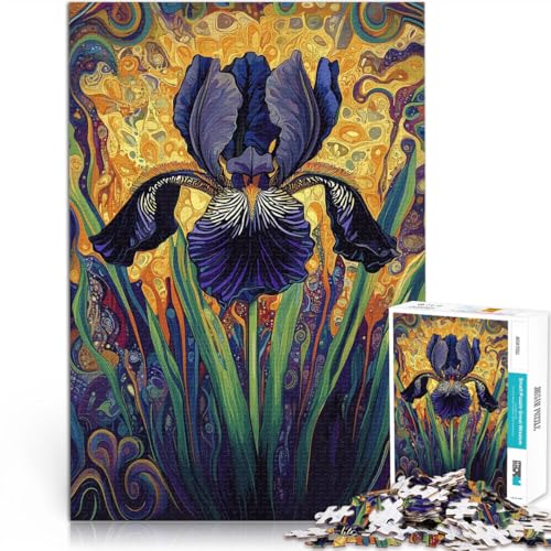 Spielzeug-Intellektuelles Spiel Schwarze Irisblume 1000-teilige Puzzles für Erwachsene 70x100cm Tolles Geschenk für Spiele für 14+ Spielzeug-Intellektuelles Spiel Schwarze Irisblume 1000-teilige Puzzles für Erwachsene 70x100cm Tolles Geschenk für Spiele für 14+ von LGNBTGM