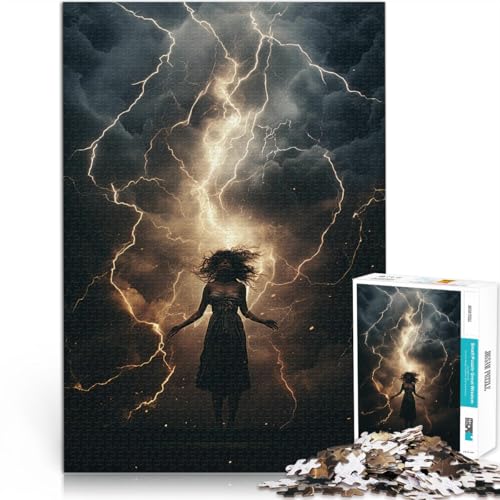 Spielzeug-Intellektuelles Spiel Skyline von Lightning City 1000-teilige Puzzles für Teenager 26x38cm Perfekte Dekoration Spielzeug-Intellektuelles Spiel Skyline von Lightning City 1000-teilige Puzzles für Teenager 26x38cm Perfekte Dekoration von LGNBTGM