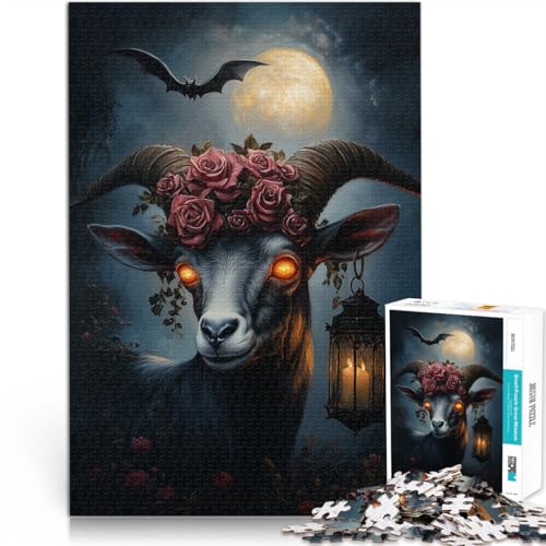 Spielzeug-Intellektuelles Spiel Unglückliches Schaf 1000-teilige Puzzles für Teenager 38x52cm Tolle Geschenke und Spielzeuge für ab 14 Jahren von LGNBTGM