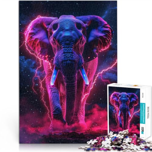 Spielzeug-Intellektuelles Spiel Weltraumtier Puzzle 1000 Teile für Erwachsene 38x52cm Lernspiel für Geburtstag, Weihnachten für ab 14 Jahren von LGNBTGM