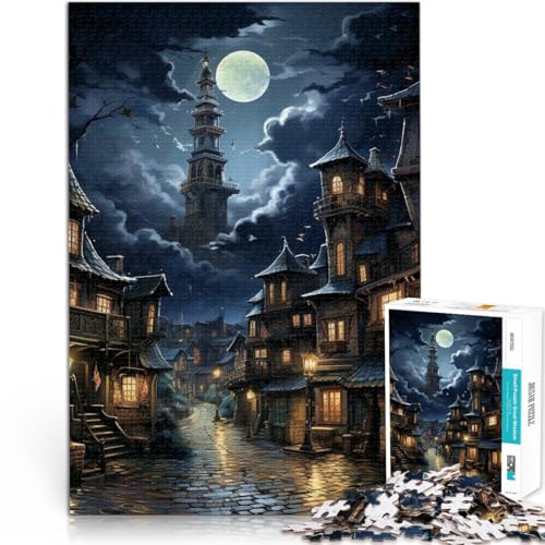 Spielzeug-Intellektuelles Spiel wundervolle Nacht Puzzle 1000 Teile für Erwachsene 38x52cm Tolles Geschenk für Spiele für 14+ von LGNBTGM