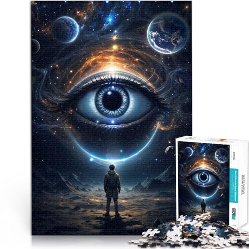 Spielzeug Lernspiele Stressabbau Auge des Kosmos Puzzle 1000 Teile für Jugendliche 70x100cm Wichtelgeschenke für ab 14 Jahren von LGNBTGM