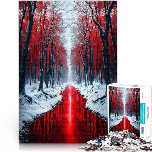 Spielzeug Lernspiele Stressabbau Blutbefleckter Wald 1000-teilige Puzzles für Teenager 70x100cm Geschenk zum Geburtstag ab 14 Jahren Spielzeug Lernspiele Stressabbau Blutbefleckter Wald 1000-teilige Puzzles für Teenager 70x100cm Geschenk zum Geburtstag ab 14 Jahren von LGNBTGM