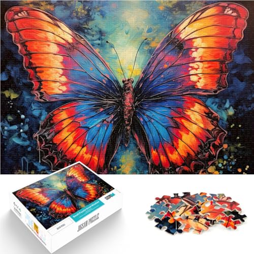 Spielzeug Lernspiele Stressabbau Bunter Schmetterling 1000-teiliges Puzzle für Erwachsene 70x100cm Kunstwerk Geschenk Spielzeug Lernspiele Stressabbau Bunter Schmetterling 1000-teiliges Puzzle für Erwachsene 70x100cm Kunstwerk Geschenk von LGNBTGM