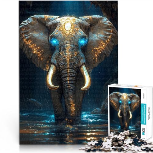 Spielzeug Lernspiele Stressabbau Elefantentraum Puzzle für Erwachsene mit 1000 Teilen 26x38cm Geburtstagsgeschenk von LGNBTGM
