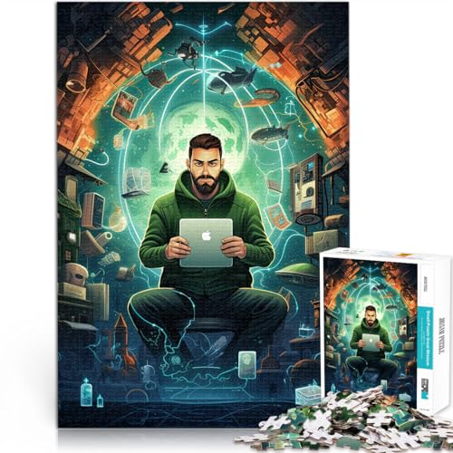 Spielzeug Lernspiele Stressabbau Internetkunst 1000 Teenager-Teile-Puzzle 50x75cm Tolle Geschenke und Spielzeuge für 14+ von LGNBTGM