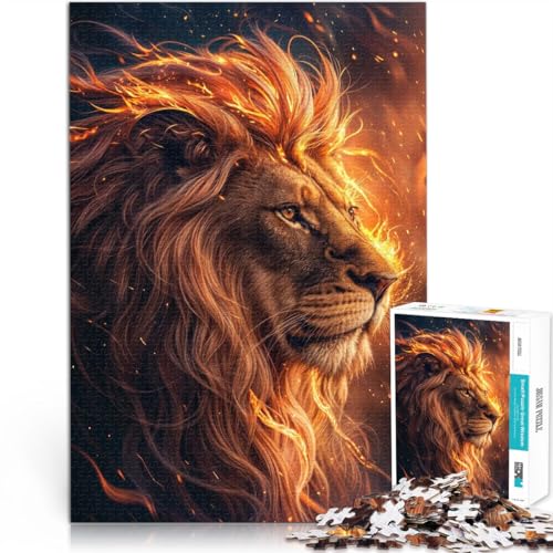 Spielzeug Lernspiele Stressabbau König der Löwen im Feuer 1000-teiliges Puzzle für Erwachsene 26x38cm Heimdekoration Spielzeug ab 14 Jahren Spielzeug Lernspiele Stressabbau König der Löwen im Feuer 1000-teiliges Puzzle für Erwachsene 26x38cm Heimdekoration Spielzeug ab 14 Jahren von LGNBTGM