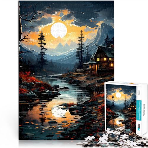 Spielzeug Lernspiele Stressabbau Landschaftskunst 1000-teilige Puzzles für Teenager 50x75cm Tolles Geschenk für Spiele für und ab 14 Jahren Spielzeug Lernspiele Stressabbau Landschaftskunst 1000-teilige Puzzles für Teenager 50x75cm Tolles Geschenk für Spiele für und ab 14 Jahren von LGNBTGM