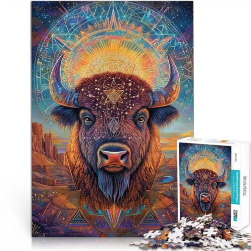 Spielzeug Lernspiele Stressabbau Mächtige Kuh Puzzle für Erwachsene, 2000 Teile 70x100cm Lernspiel für Geburtstag, Weihnachten für ab 14 Jahren von LGNBTGM
