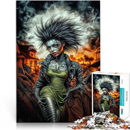 Spielzeug Lernspiele Stressabbau Postapokalyptische Gothic-Frau 1000-teilige Puzzles für Erwachsene 26x38cm Gutes Geschenk Spielzeug Lernspiele Stressabbau Postapokalyptische Gothic-Frau 1000-teilige Puzzles für Erwachsene 26x38cm Gutes Geschenk von LGNBTGM