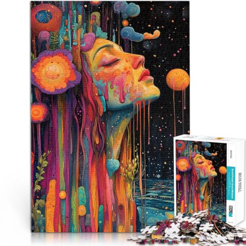 Spielzeug Lernspiele Stressabbau Schmelzende Träume Puzzle 1000 Teile für Erwachsene 38x52cm Heimdekoration Spielzeug für ab 14 Jahren von LGNBTGM