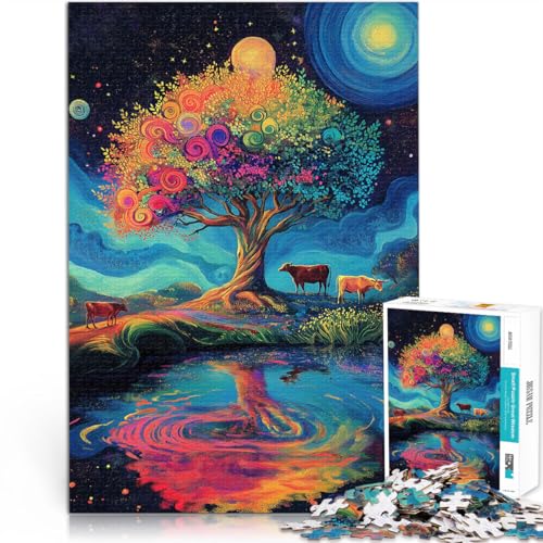 Spielzeug Lernspiele Stressabbau Schöner Baum Puzzle 1000 Teile für Jugendliche 70x100cm Wichtelgeschenke ab 14 Jahren Spielzeug Lernspiele Stressabbau Schöner Baum Puzzle 1000 Teile für Jugendliche 70x100cm Wichtelgeschenke ab 14 Jahren von LGNBTGM