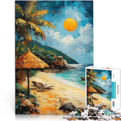 Spielzeug Lernspiele Stressabbau Sonnenuntergang am tropischen Strand 1000-Teile-Puzzle für Erwachsene 38x52cm Geburtstagsgeschenke für ab 14 Jahren Spielzeug Lernspiele Stressabbau Sonnenuntergang am tropischen Strand 1000-Teile-Puzzle für Erwachsene 38x52cm Geburtstagsgeschenke für ab 14 Jahren von LGNBTGM
