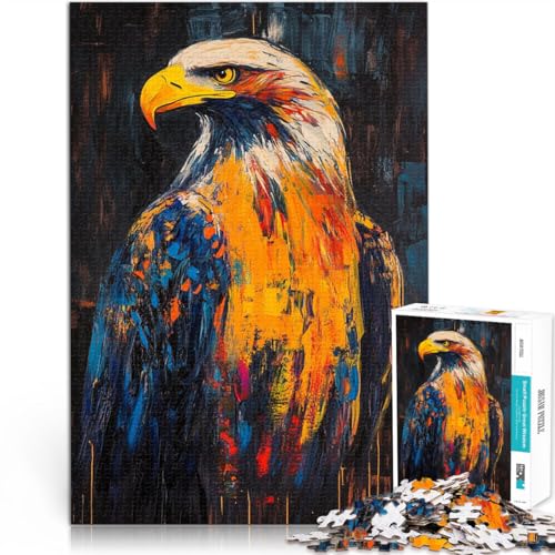 Spielzeug Lernspiele Stressabbau Weißkopfseeadler-Tuschemalerei 2000-teiliges Puzzle für Teenager 70x100cm Eltern-Kind-Interaktion von LGNBTGM