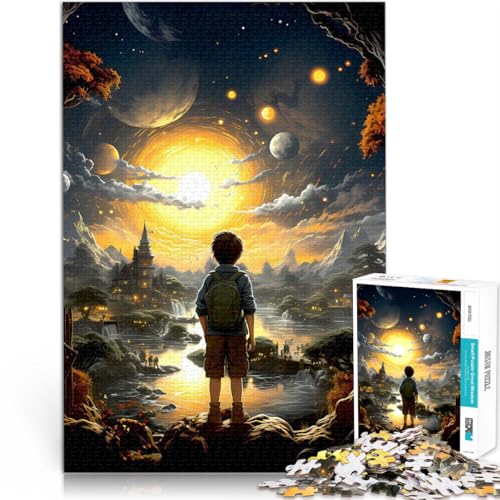 Spielzeug Lernspiele Stressabbau Wunderbare Nachtansicht Puzzle 1000 Teile für Jugendliche 50x75cm Geburtstagsgeschenke von LGNBTGM