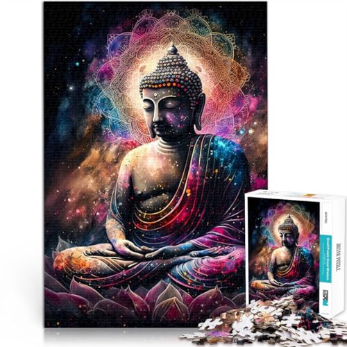 Spielzeug für die ganze Familie Buddha neben Lotus 1000-teiliges Puzzle für Erwachsene 70x100cm Geburtstagsgeschenk von LGNBTGM