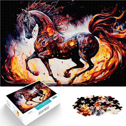 Spielzeug für die ganze Familie Fantasiepferd 2000-teilige Puzzles für Erwachsene 70x100cm Geburtstagsgeschenk ab 14 Jahren von LGNBTGM