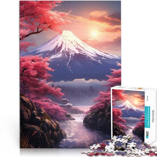 Spielzeug für die ganze Familie Fuji-Ansicht mit Sakura Teenager 1000-teiliges Puzzle 26x38cm tolles Geschenk für ab 14 Jahren Spielzeug für die ganze Familie Fuji-Ansicht mit Sakura Teenager 1000-teiliges Puzzle 26x38cm tolles Geschenk für ab 14 Jahren von LGNBTGM