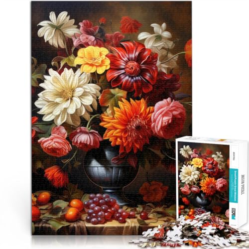 Spielzeug für die ganze Familie Herbstblumen Teenager-Puzzles 2000 Teile 70x100cm Geschenke für Freunde und Familie für ab 14 Jahren von LGNBTGM