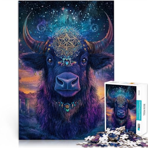 Spielzeug für die ganze Familie Mythisches Tier Bulle Puzzle für Erwachsene 1000 Teile 50x75cm Geschenk zum Geburtstag für ab 14 Jahren Spielzeug für die ganze Familie Mythisches Tier Bulle Puzzle für Erwachsene 1000 Teile 50x75cm Geschenk zum Geburtstag für ab 14 Jahren von LGNBTGM