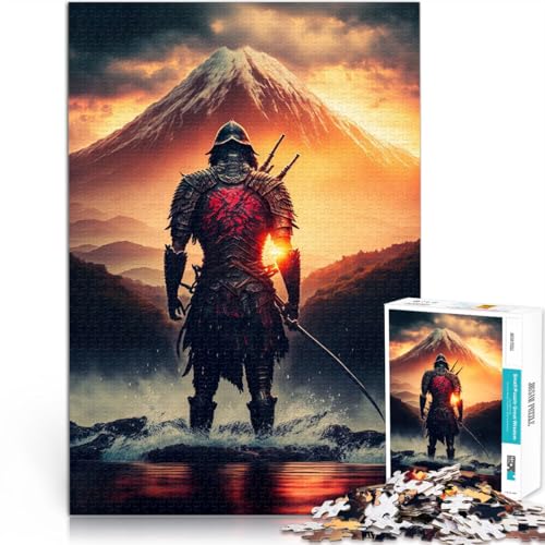 Spielzeug für die ganze Familie Samurai-Krieger 1000-teilige Puzzles für Teenager 26x38cm Heimdekoration Spielzeug ab 14 Jahren von LGNBTGM