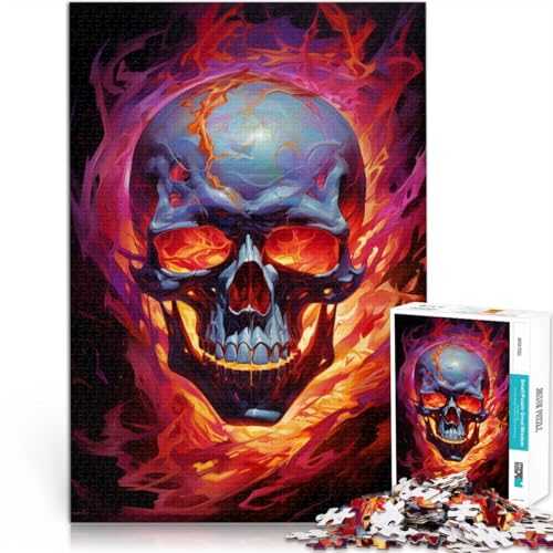 Staycation: Zeit totschlagen Brennender Totenkopf Teenager 1000 Teile Puzzle 70x100cm Lernspiel für Geburtstag, Weihnachten für ab 14 Jahren Staycation: Zeit totschlagen Brennender Totenkopf Teenager 1000 Teile Puzzle 70x100cm Lernspiel für Geburtstag, Weihnachten für ab 14 Jahren von LGNBTGM