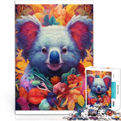 Staycation: Zeit totschlagen Koala-Blumenporträt 2000-teilige Puzzles für Teenager 70x100cm Perfekte Dekoration für 14+ Staycation: Zeit totschlagen Koala-Blumenporträt 2000-teilige Puzzles für Teenager 70x100cm Perfekte Dekoration für 14+ von LGNBTGM