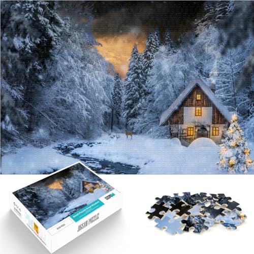 Staycation: Zeit totschlagen Weihnachtsausgabe 1000-teiliges Puzzle für Teenager 26x38cm für Heimdekoration für ab 14 Jahren von LGNBTGM