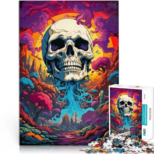 Stressabbau Bunter Totenkopf 1000-teilige Puzzles für Teenager 26x38cm Jedes Stück ist einzigartig – Anspruchsvolles Familienspiel für ab 14 Jahren Stressabbau Bunter Totenkopf 1000-teilige Puzzles für Teenager 26x38cm Jedes Stück ist einzigartig – Anspruchsvolles Familienspiel für ab 14 Jahren von LGNBTGM