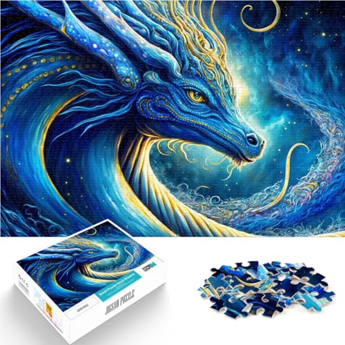 Stressabbau Kosmischer Weltraumdrache Teenager 1000-teiliges Puzzle 26x38cm eignet ganze Familie für und ab 14 Jahren Stressabbau Kosmischer Weltraumdrache Teenager 1000-teiliges Puzzle 26x38cm eignet ganze Familie für und ab 14 Jahren von LGNBTGM