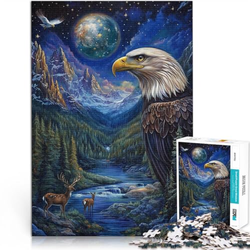 Stressabbau Schwierige Herausforderung Farbmalerei Adler 1000-teilige Puzzles für Teenager 70x100cm Geschenkideen Stressabbau Schwierige Herausforderung Farbmalerei Adler 1000-teilige Puzzles für Teenager 70x100cm Geschenkideen von LGNBTGM