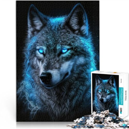 Stressabbau Schwierige Herausforderung Magischer Frostwolf Puzzle 1000 Teile für Erwachsene 70x100cm tolles Geschenk Stressabbau Schwierige Herausforderung Magischer Frostwolf Puzzle 1000 Teile für Erwachsene 70x100cm tolles Geschenk von LGNBTGM