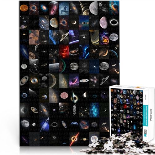 Stressabbau-Spielzeug Kosmische ästhetische Spleißkunst 1000 Teenager-Teile-Puzzle 70x100cm Tolle Geschenke und Spielzeuge für ab 14 Jahren von LGNBTGM