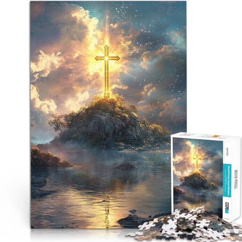 Stressabbau-Spielzeug Kreuz Christi Puzzle 1000 Teile für Jugendliche 26x38cm mit passendem Poster und Quizblatt ab 14 Jahren Stressabbau-Spielzeug Kreuz Christi Puzzle 1000 Teile für Jugendliche 26x38cm mit passendem Poster und Quizblatt ab 14 Jahren von LGNBTGM