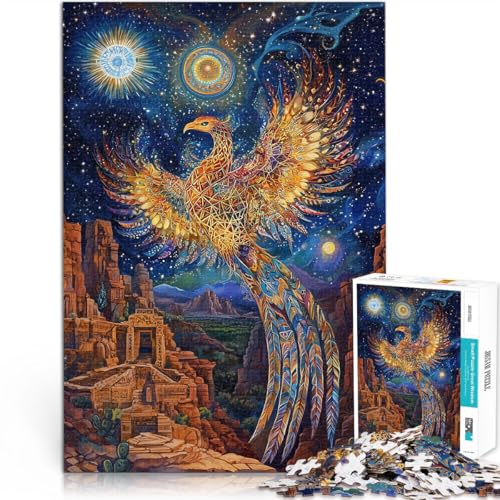 Stressabbau-Spielzeug Phönix-Totem 1000-teilige Puzzles für Teenager 38x52cm Lernspiel für Geburtstag, Weihnachten für ab 14 Jahren Stressabbau-Spielzeug Phönix-Totem 1000-teilige Puzzles für Teenager 38x52cm Lernspiel für Geburtstag, Weihnachten für ab 14 Jahren von LGNBTGM