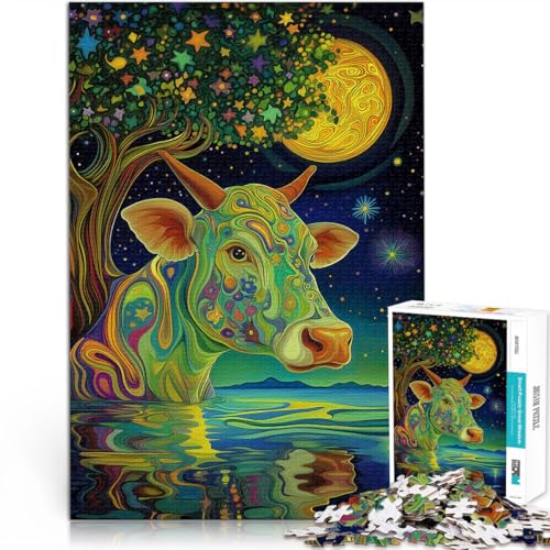 Stressabbau-Spielzeug Schöner Baum 2000-teilige Puzzles für Erwachsene 70x100cm mit passendem Poster und Quizblatt für 14+ von LGNBTGM