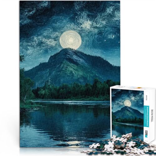 Stressabbau-Spielzeug kristallklarer See 1000-teilige Puzzles für Erwachsene 70x100cm Geburtstagsgeschenk, Geschenke, Wandkunst für 14+ von LGNBTGM